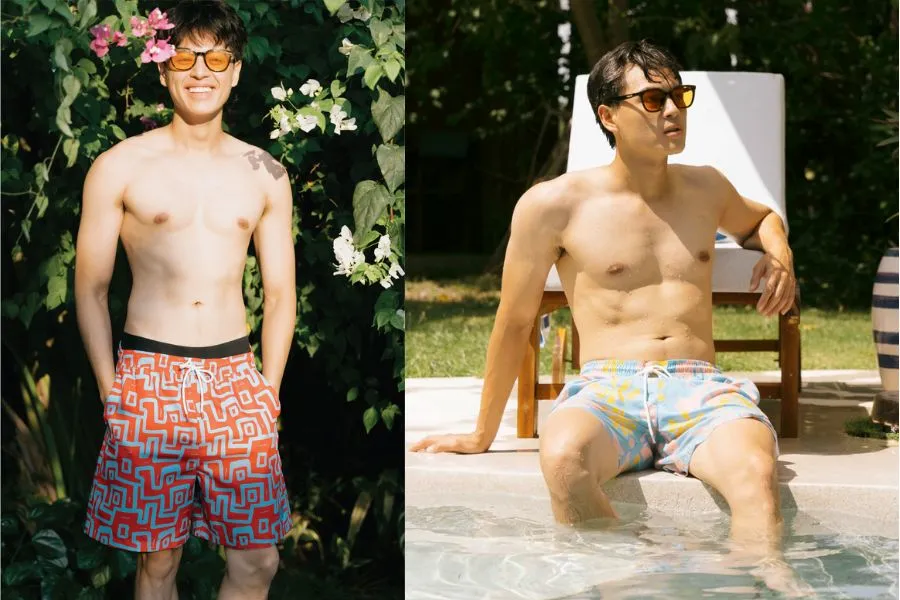 Quần đùi đi biển thường được in những họa tiết vô cùng sinh động với nhiều hình dạng khác nhau.