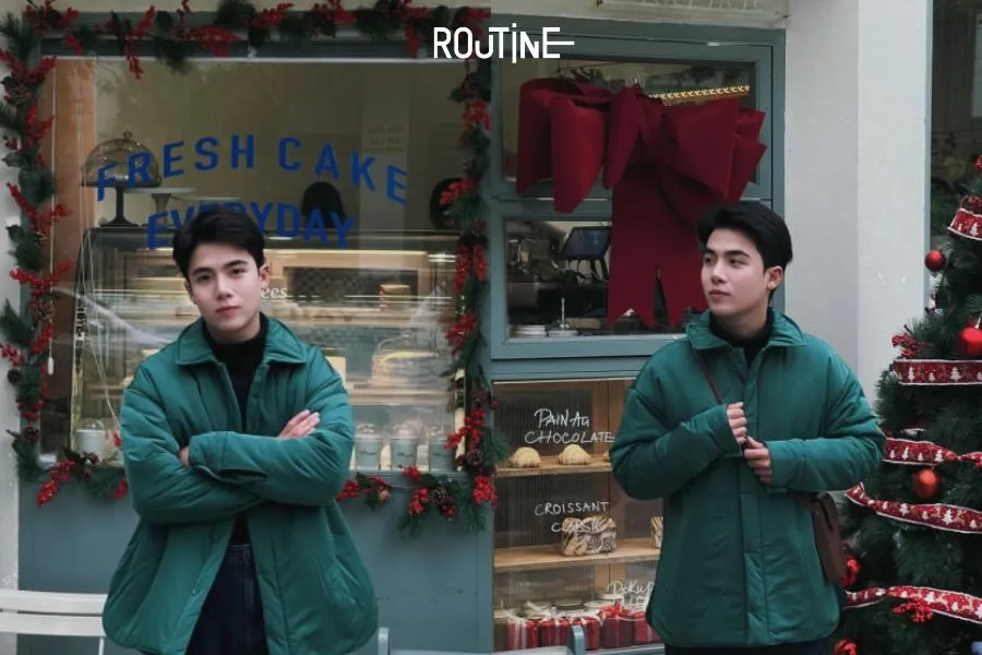 Áo khoác chần bông hiện đang dẫn đầu xu hướng thời trang noel 2023