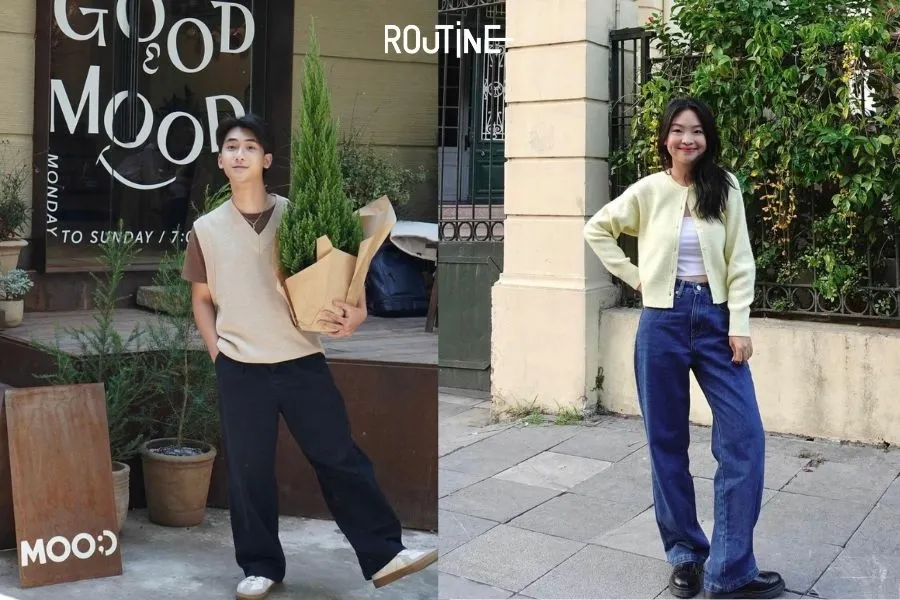 Phối đồ với áo len chưa bao giờ hết hot mỗi dịp noel đến