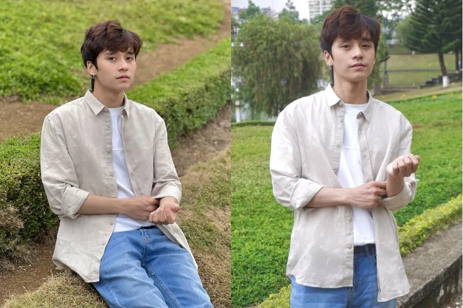 Áo sơ mi mix với áo thun trơn mang đến một phong cách basic những vô cùng đa năng, hiện đại.