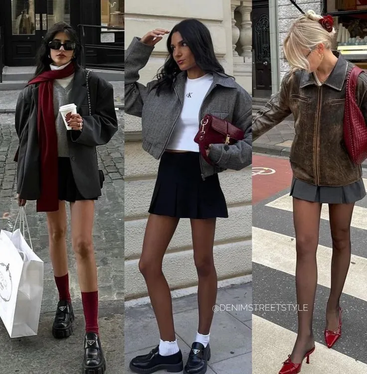 mix match hoàn hảo với đỏ burgundy