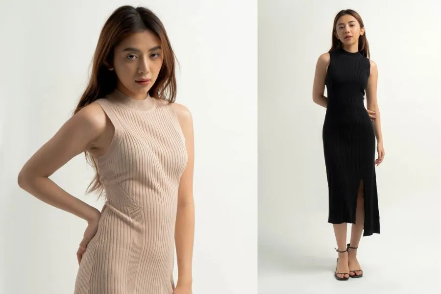 Đầm Midi ôm body điệu đà cho các cô nàng công sở vừa tăng khả năng giữ ấm vừa tăng tính thời trang cho outfit.
