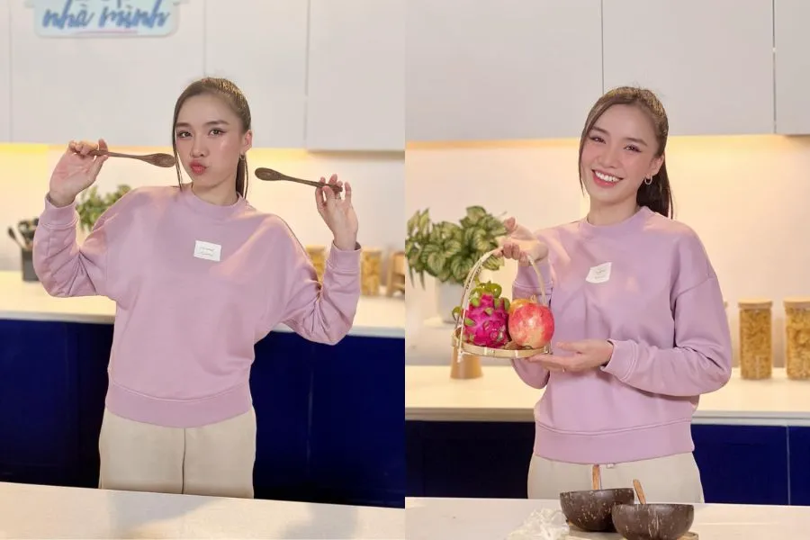 Áo sweater năng động dành cho các cô nàng yêu thích sự trẻ trung, năng động nơi học đường vào những ngày đông.
