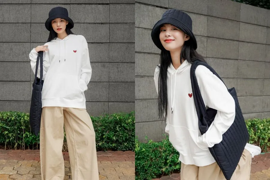 Tổng Hợp 7 Cách Phối Áo Hoodie Nữ Cực Chất, Cực Xinh và Cute