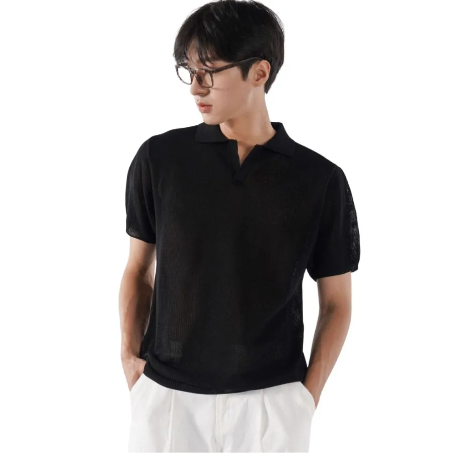Áo polo form Slim Fit với thiết kế ôm sát vào cơ thể người mặc