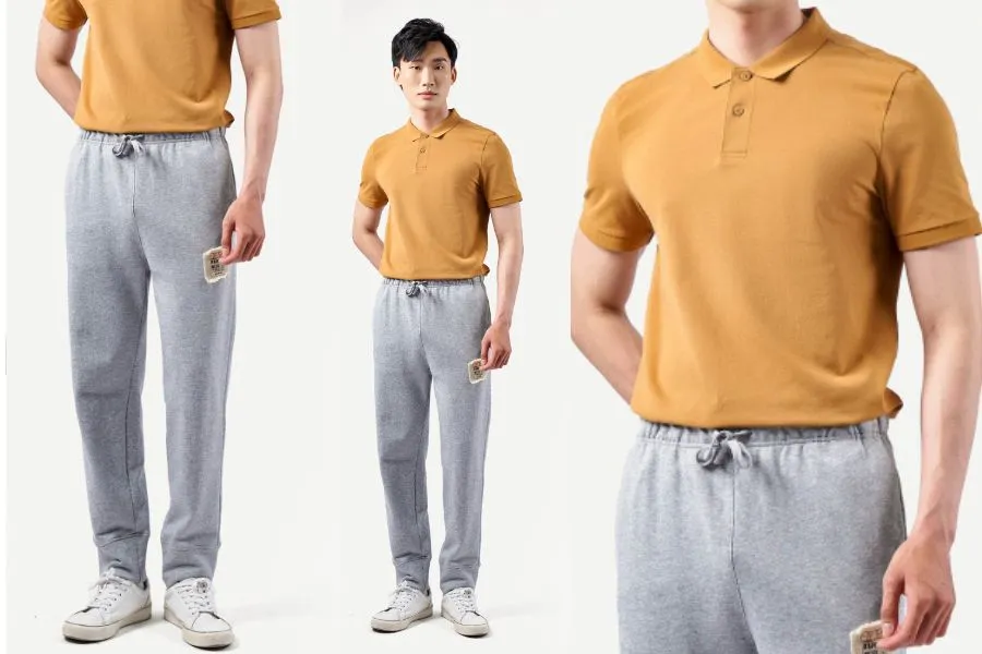 Áo polo nam với quần jogger cá tính trông bạn nam sẽ thật “ngầu”