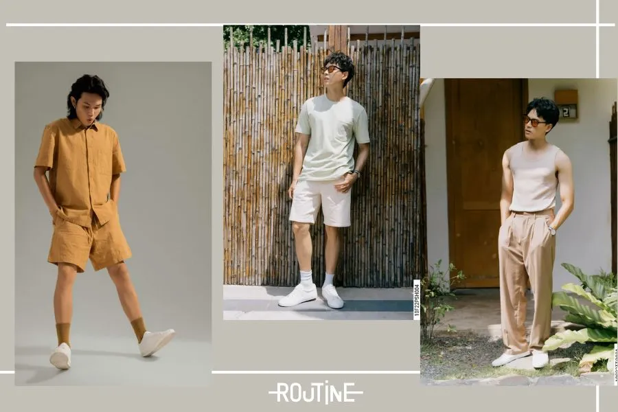 Đa dạng cách phối đồ với giày thể thao trắng