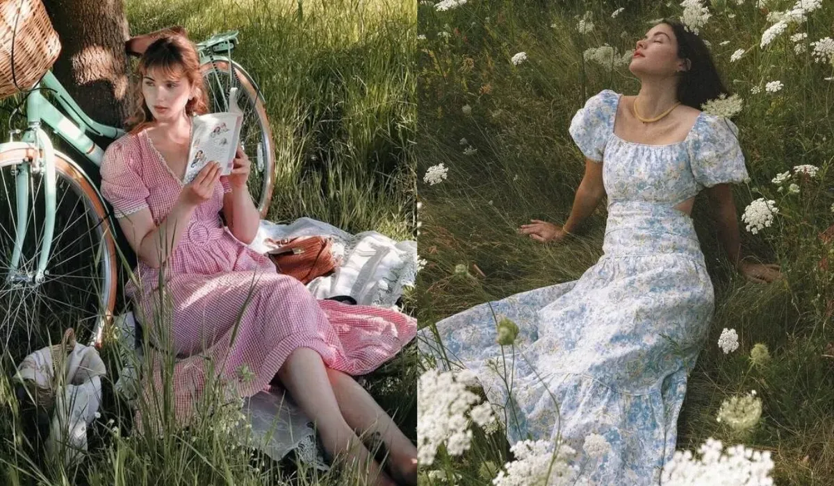 Phong cách Cottagecore nổi bật với nét đẹp đồng quê thơ mộng