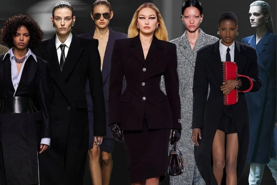 Thiết kế phần vai đầy mới lạ trong bộ sưu tập thời trang mùa thu 2023 (Nguồn: Vogue)