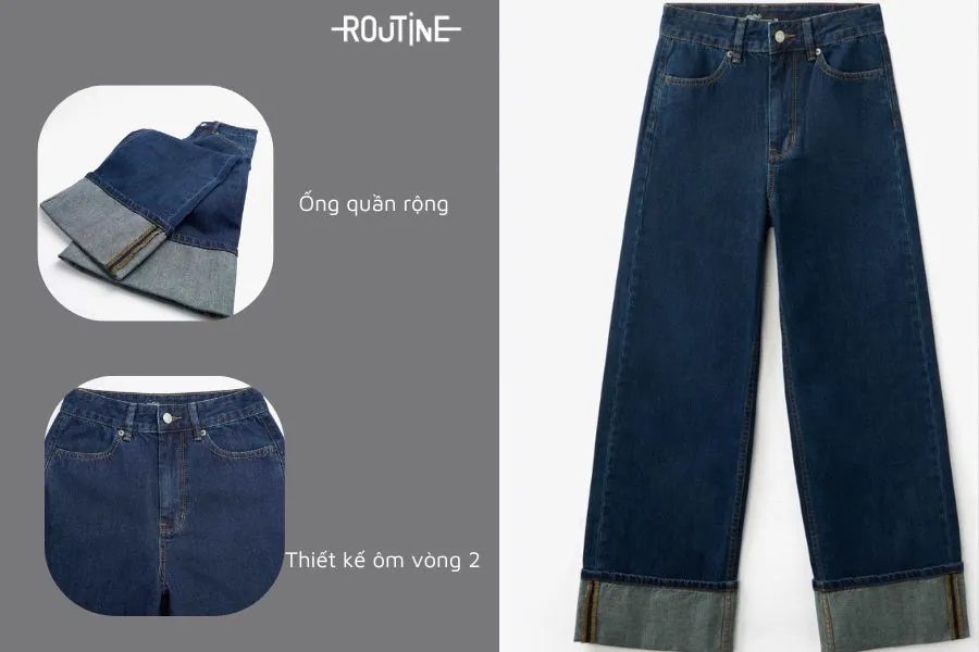 Đặc điểm khi diện quần jean nữ ống rộng hack dáng cực tốt