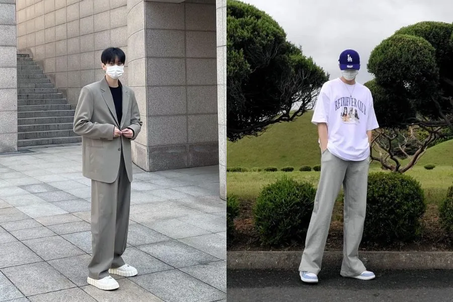 quần xám phối áo màu gì