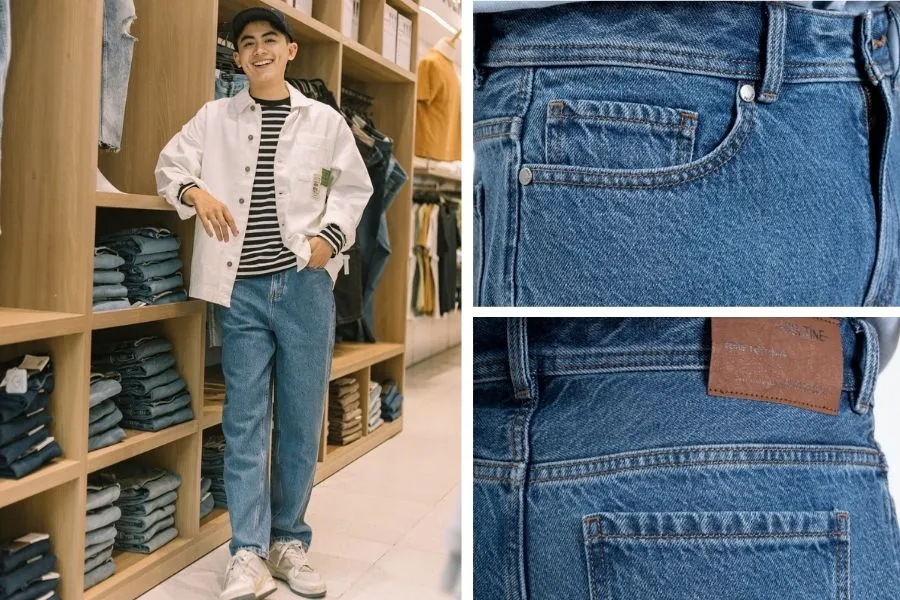 Phối layer bên ngoài áo khoác kaki để có ngay outfit trẻ trung năng động