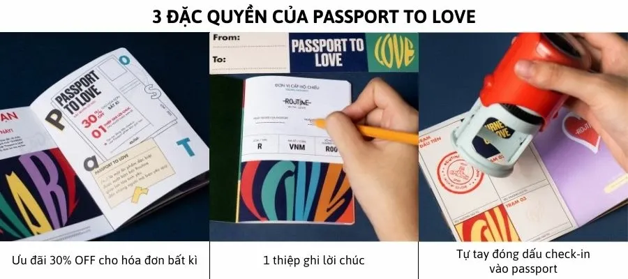 Đặc quyền của cuốn PASSPORT TO LOVE