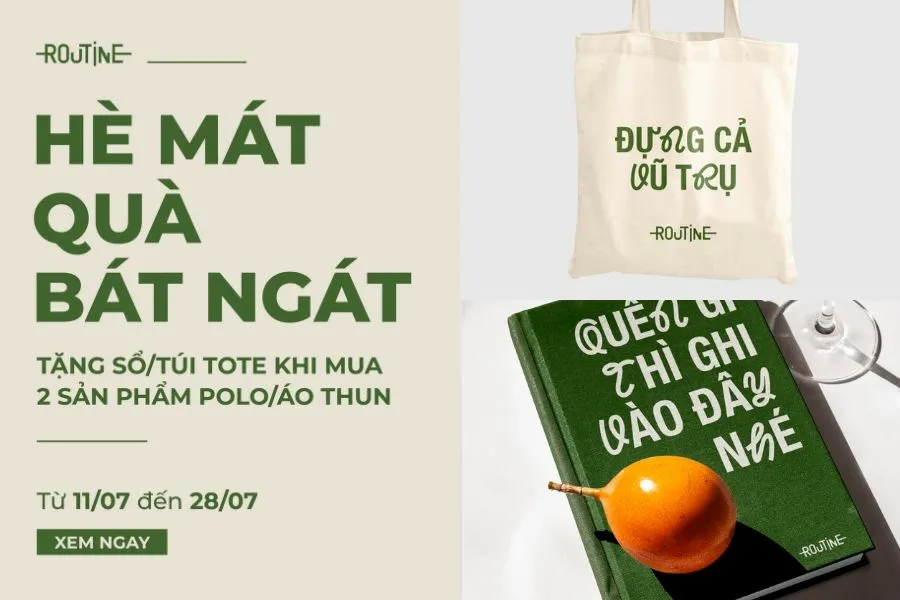 Hè mát quà bát ngát chỉ có tại Routine