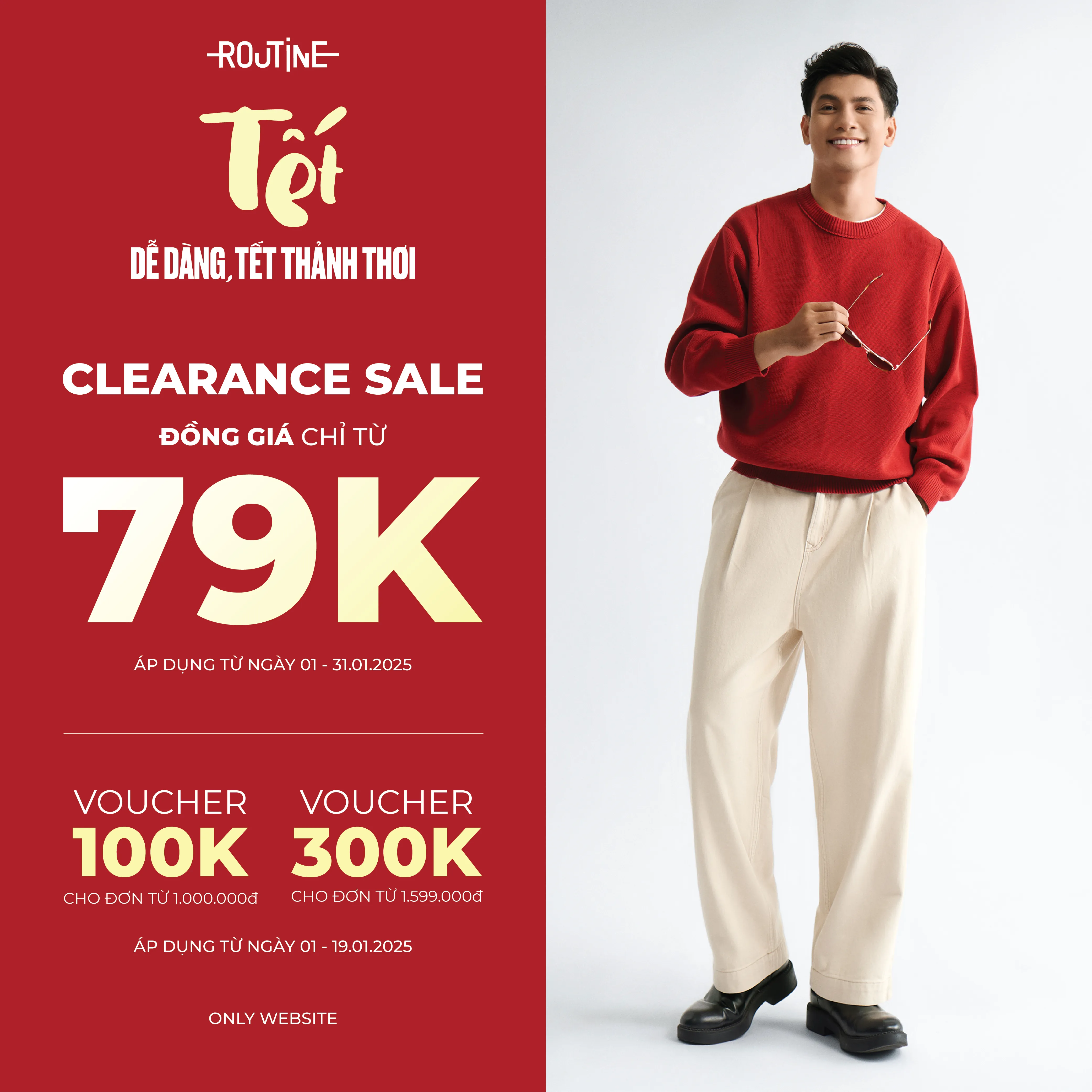 Clearance Sale  - Giảm sâu chạm đáy