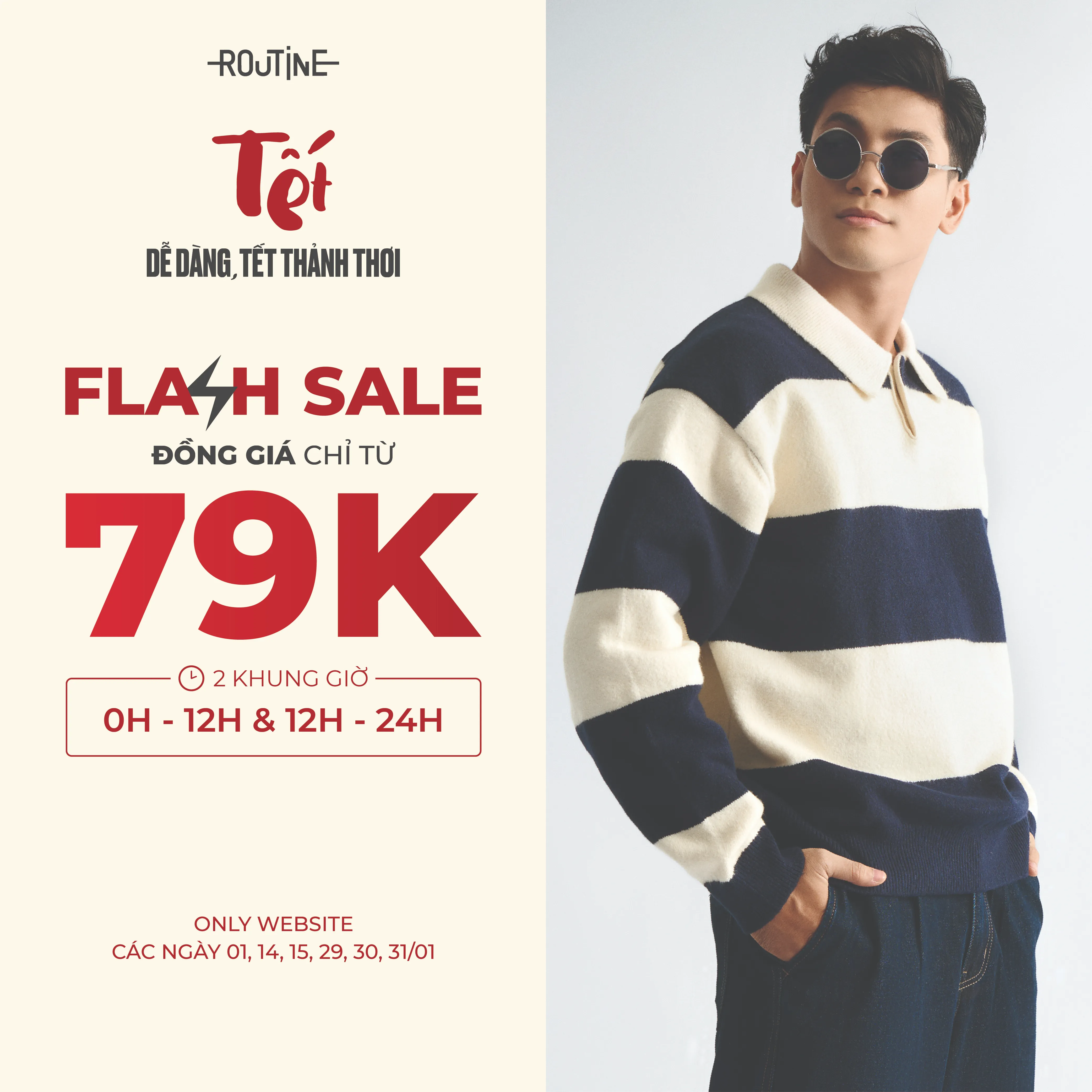 Flashsale tháng 8 - Giá sale đỉnh nóc kịch trần chỉ từ 79K
