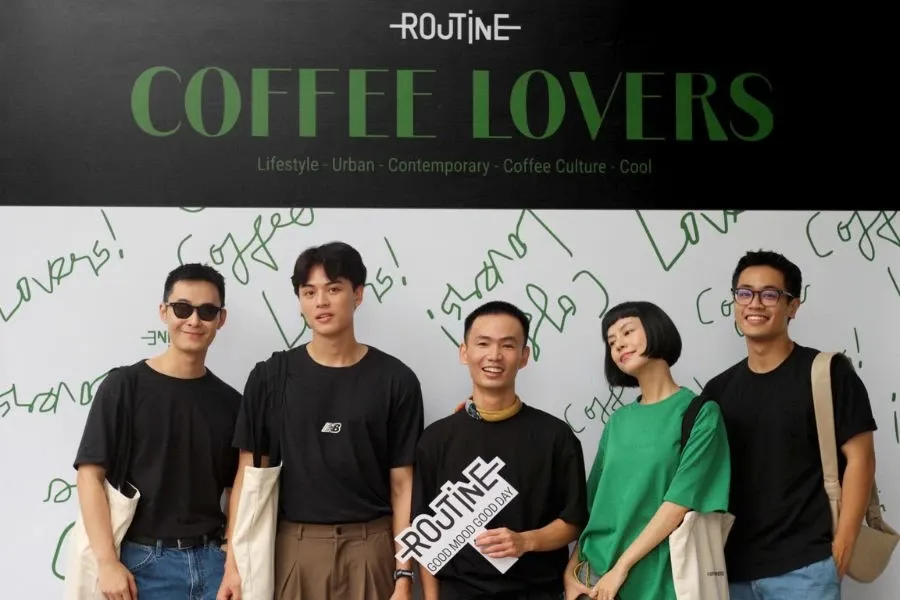 Coffee Lovers Event tại TP. Hồ Chí Minh ra mắt bộ sưu tập từ Routine.