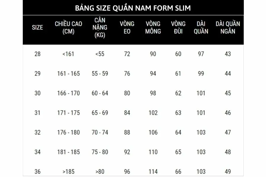 Tổng hợp các tip chọn size quần áo nam nữ đẹp và phù hợp nhất