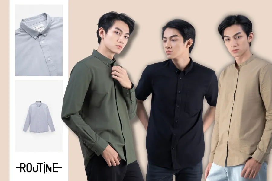 Các kiểu áo sơ mi khác nhau sẽ có cách phối khác nhau, phù hợp với từng phong cách riêng.