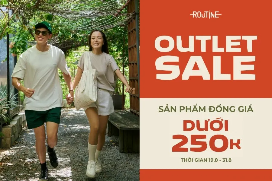 Outlet sale tháng 8 - Giảm giá cực khủng