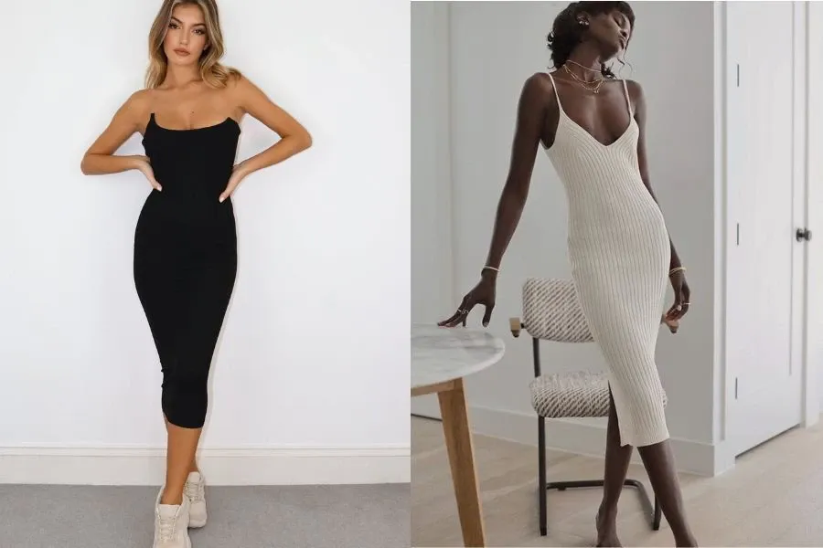 Đầm knitwear gợi cảm cho cô nàng theo phong cách quyến rũ