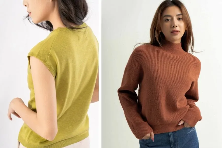 Áo dệt kim knit vừa thời trang vừa giữ ấm cực tốt