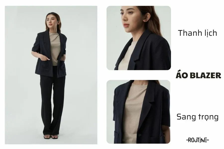 Áo blazer - biểu tượng thời trang công sở mùa thu thanh lịch, sang trọng